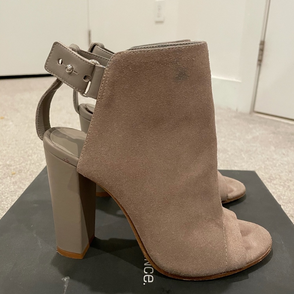 Addison Peep Toe Booties Mules/Slides Size 6 - image 5